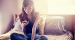 Girl indoors alone afraid to go out